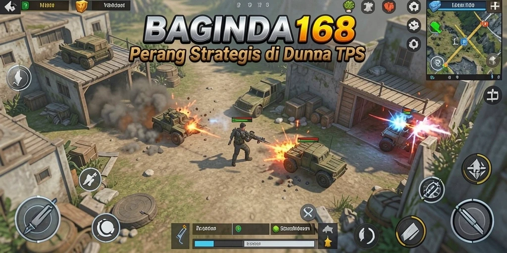 Tampilan gameplay mendebarkan di BAGINDA168 dengan pertempuran intens.