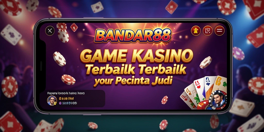 Tampilan menarik dari gameplay Kasino BANDAR88 yang mendebarkan.
