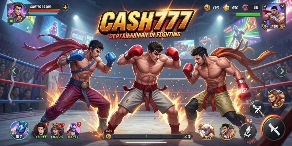 Gameplay Fighting yang mendebarkan dan seru.