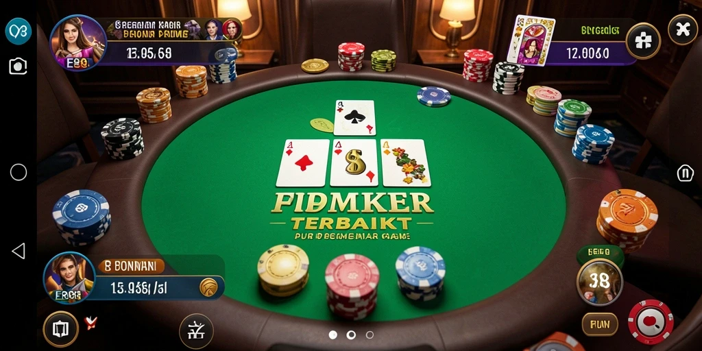 Screenshot gameplay E88 yang memukau dalam permainan poker.
