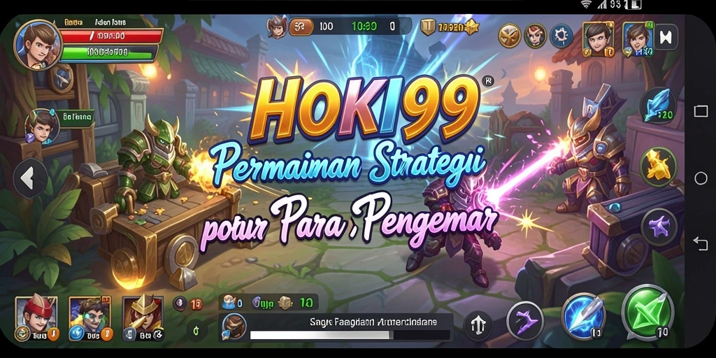 Screenshot gameplay HOKI99 menampilkan pertarungan strategi yang mendebarkan.