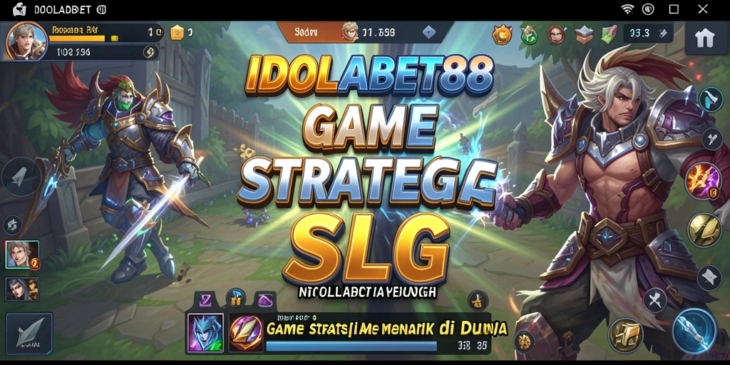 Tampilan seru gameplay SLG di IDOLABET88 dengan karakter yang beragam.