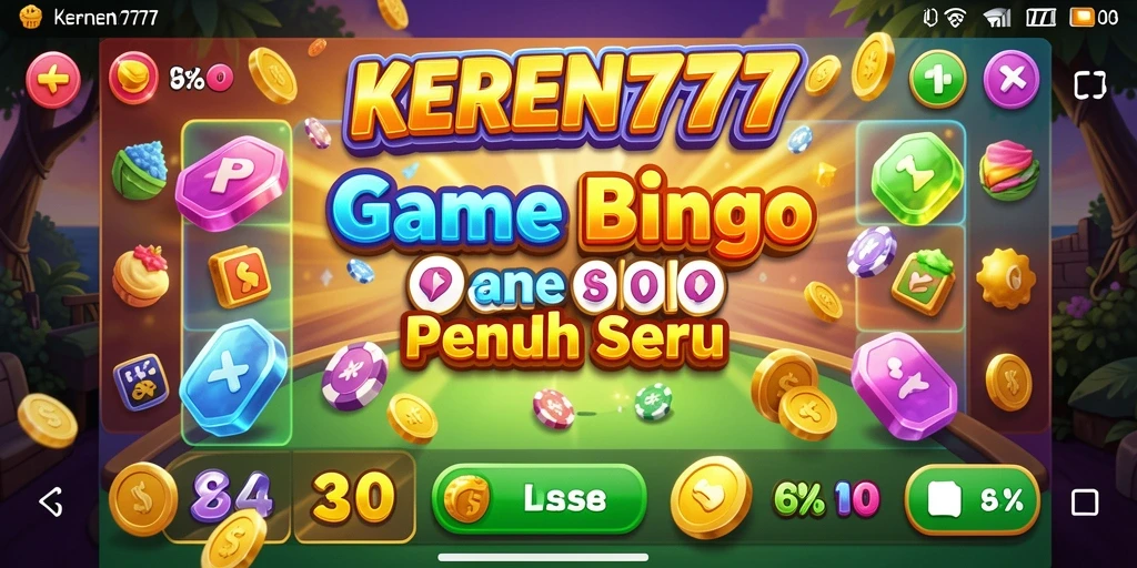 Tampilan gameplay KEREN777 yang seru dan interaktif.