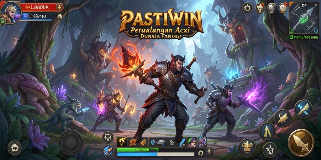 Tampilan gameplay seru dalam PASTIWIN dengan aksi yang menegangkan.