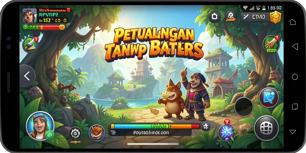 Tampilan gameplay RPVIP2 yang menampilkan petualangan seru dan menarik.