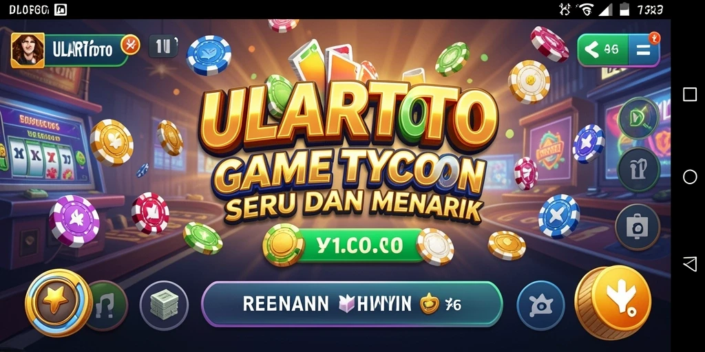 Screenshot gameplay ULARTOTO yang menampilkan aksi bisnis Tycoon.