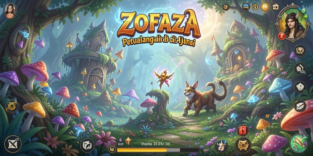Gameplay seru dan penuh tantangan dalam ZOFAZA.